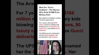 “Gucci Goddess? More like Prison Princess now.” #scam #gucci #fraud