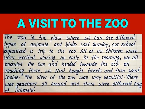 Simple Best English Essay on A Visit to the Zoo | Write Easy English Essay on A Visit to the Zoo