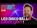 Max DJ10 LED Disco Ball & Laser Party Light
