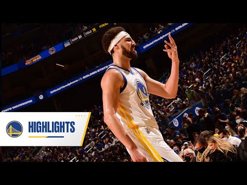 Klay Thompson Got Buckets in His First Game Of Season | Jan.  9, 2022 video clip