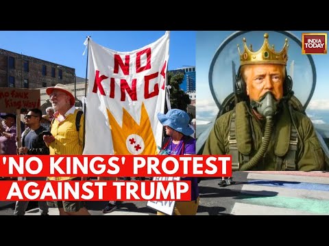 'Trump Must Go Now': No Kings Protest Outside White House | Protests In DC | US News | LIVE