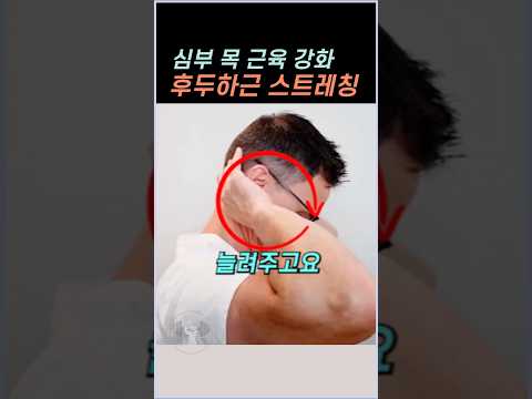 후두하근 스트레칭과 심부 목 근육 강화