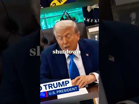 Trump Warns of Firings Amid US Govt Shutdown | Big Plans Ahead? #geopolitics #trump