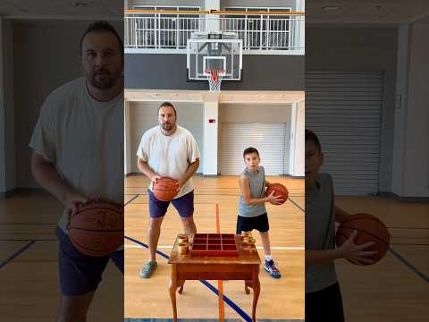 Father vs Son Basketball Tic Tac Toe Showdown! Day 22 of 100 Basketball Challenges