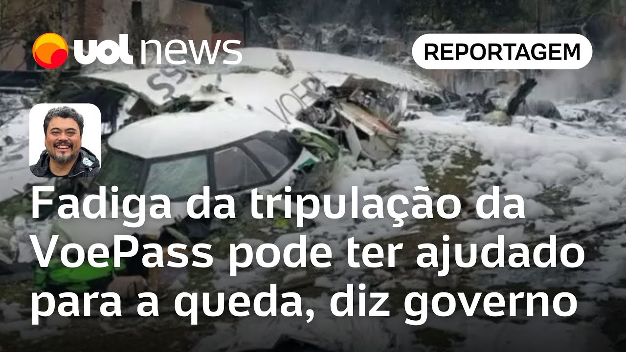 Fadiga da tripulação da VoePass pode ter ajudado para a queda diz governo | Leonardo Sakamoto