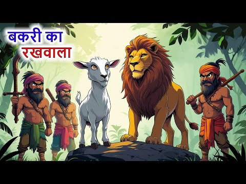 बकरी का रखवाला  | BAKRI KA RAKHWALA | BAKRI AUR SHER KI KAHANI | JUNGLE KI KAHANI | HINDI