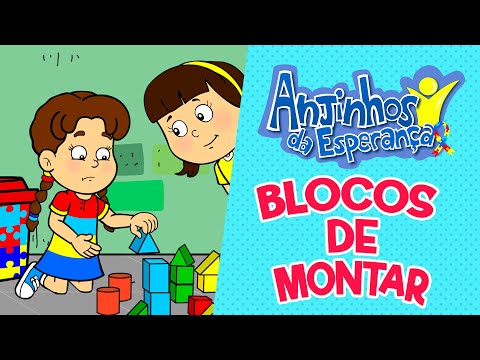 Blocos de montar - Anjinhos da Esperança 💙🧩