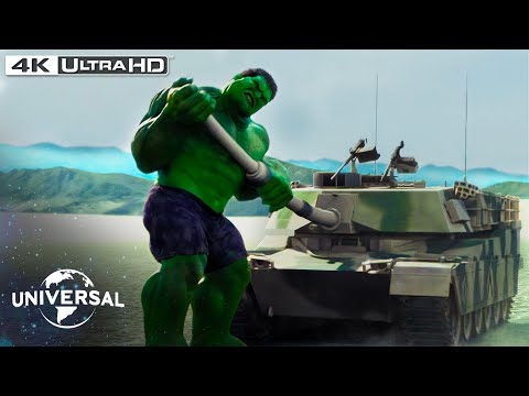 Hulk vs The Army in 4K HDR