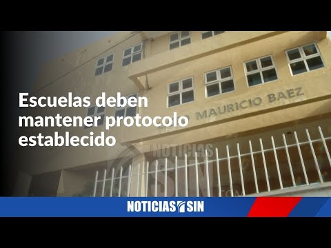 Escuelas se preparan para clases presenciales