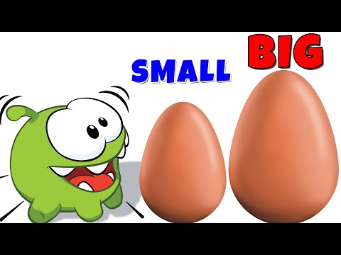 Learn Sizes with Surprise Eggs🥚 | Om Nom Cut the Rope 2024 | Cartoons for Children