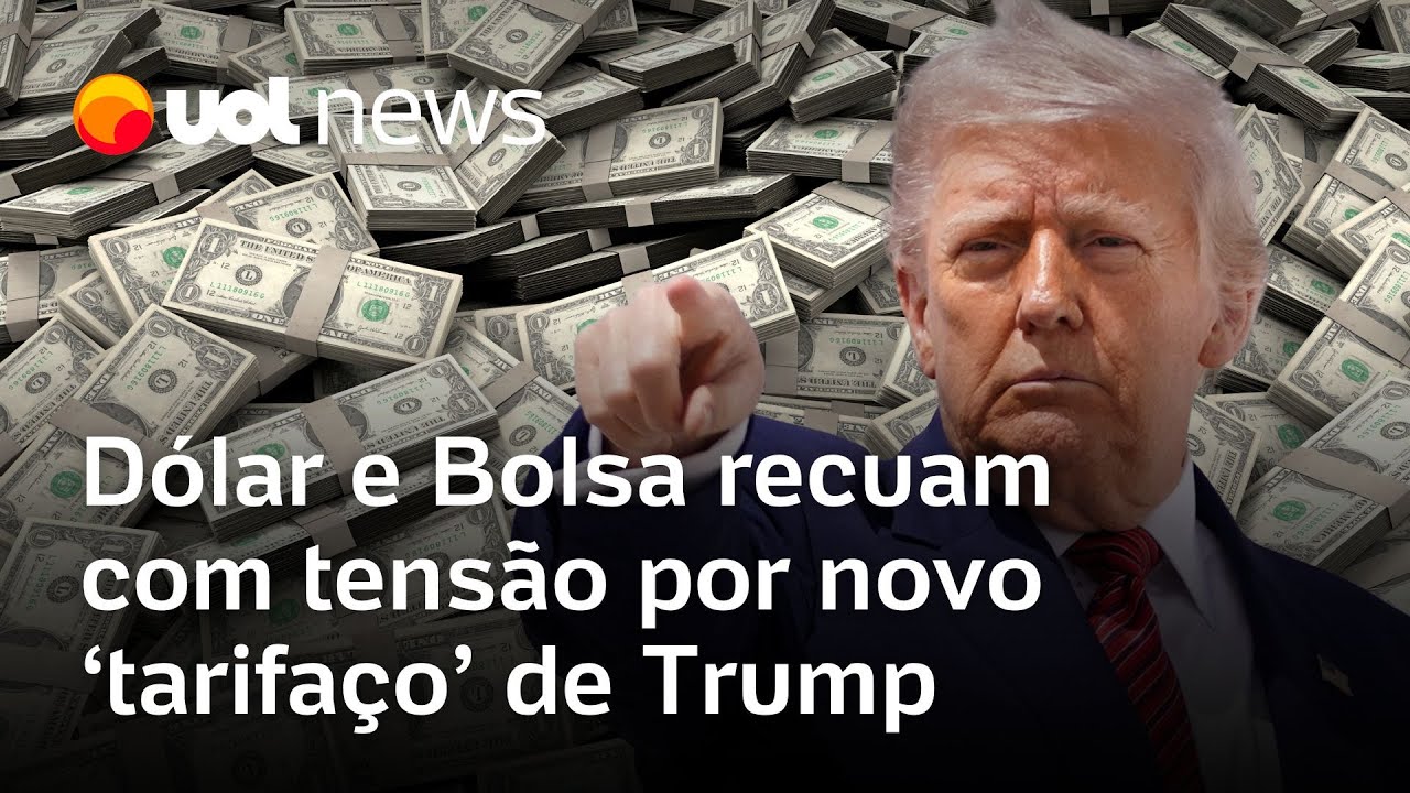 Dólar e Bolsa fecham em queda com tensão global por tarifas de Trump e ameaça ao Brics