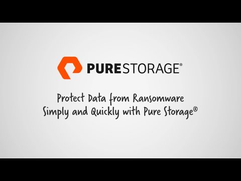 Protect Data From Ransomware with Pure Storage