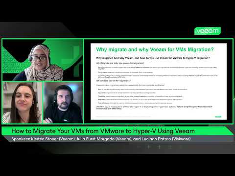 How to migrate your VMs from VMware to Hyper-V using Veeam