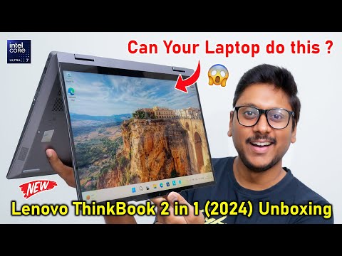 Can Your Laptop do this..!? 😱 Lenovo ThinkBook 2 in 1 (2024) Unboxing🔥