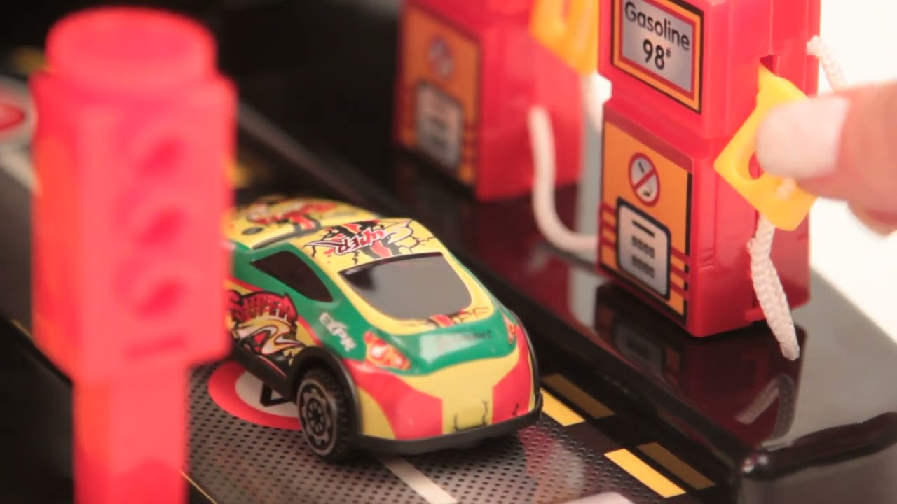 Набор игровой Lanson Toys парковка с лифтом световые звуковые эффекты 49эл - видео Набор игровой Lanson Toys парковка с лифтом световые звуковые эффекты 49эл - видео