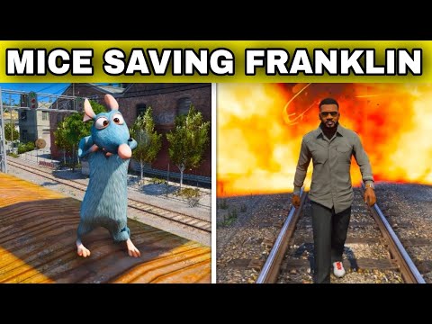 GTA V : MICE SAVING FRANKLIN | #shorts