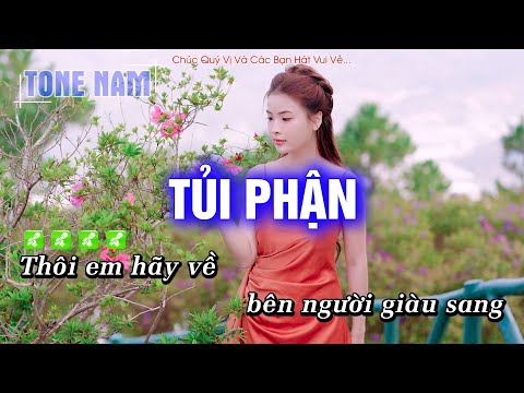 Karaoke Tủi Phận (Tone Nam) Beat Công Tuấn Phối Mới Cực Hay – Hoàng Dũng Karaoke