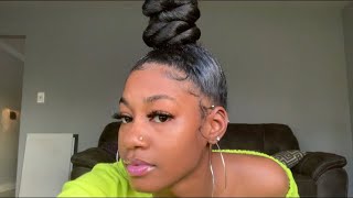 How To Make A Top Knot Bun With Braiding Hair Videos Kansas City