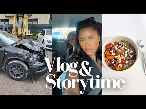 WEEKLY VLOG : ACCIDENT, STORYTIME, NOUVELLE VOITURE? NEW NAILS, WORK BACKSTAGE | VLOG