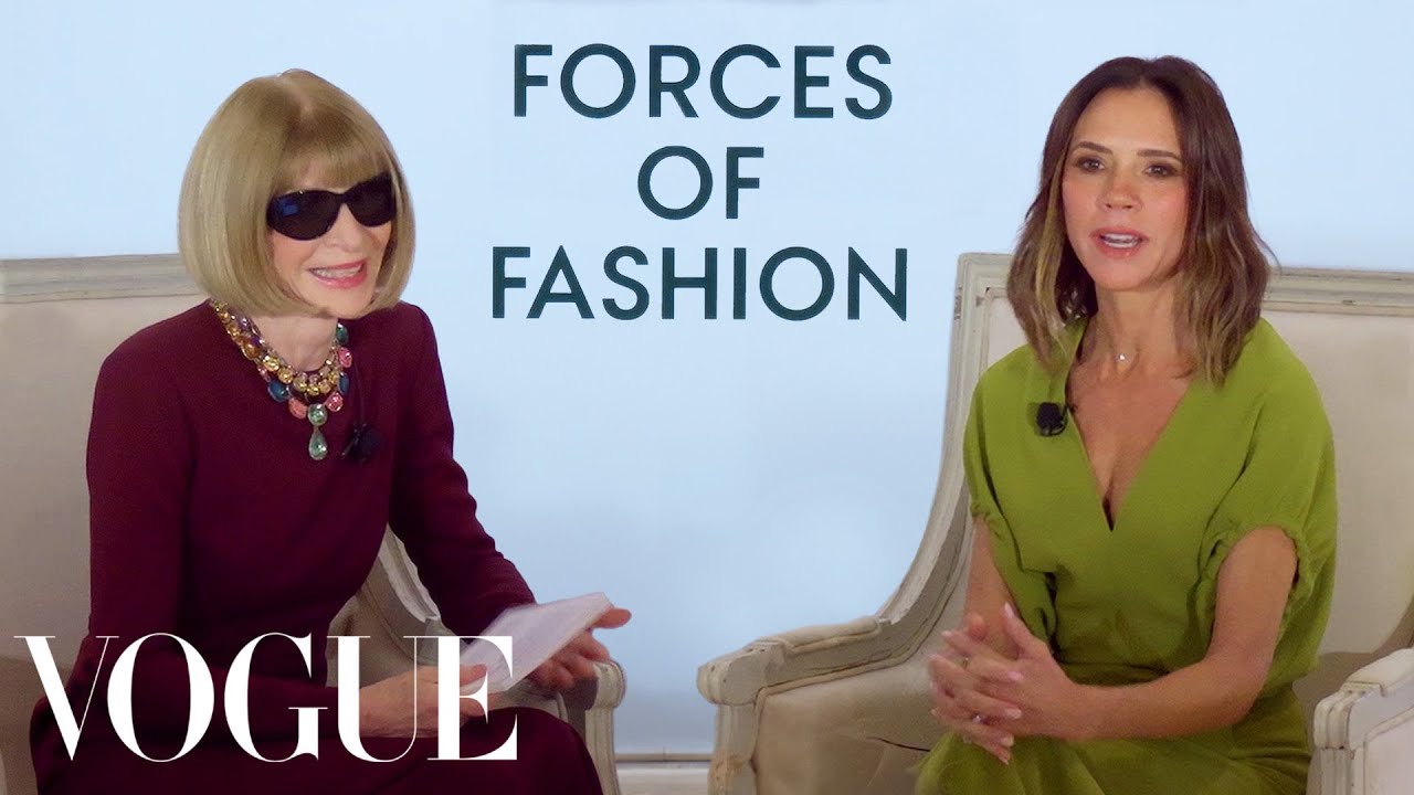 Victoria Beckham Visits Anna Wintour at the Vogue Office - Forces of Fashion