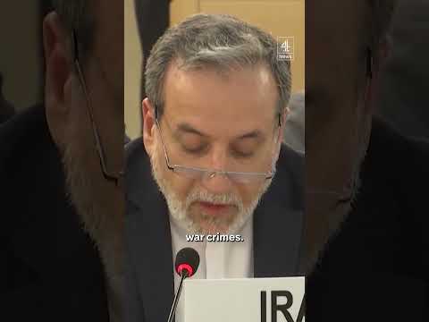 Israeli attacks are 'grave war crimes' - Iran FM