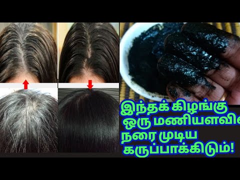 ஒரு கிழங்கு ஒரு மணி நேரத்துல நரைமுடி மொத்தத்தையும் நிரந்தரமா கருப்பாக்கிடும்! grey hair remedy