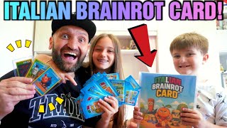 Apriamo per la prima volta le Cards ufficiali dei Brainrot Italiani!😍 ITALIAN BRAINROT CARD UNBOXING