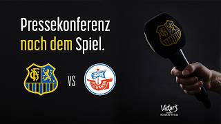 1. FC Saarbrücken - FC Hansa Rostock - Pressekonferenz nach dem Spiel