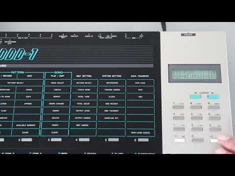 KORG DDD-1 factory patterns and songs