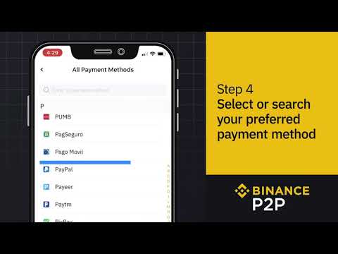 cant add payment method binance