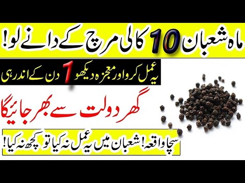 Mah e Shaban Ka Wazifa | Dolat Or Rizq Ka Khas Wazifa | Shaban Ul Muazzam Ka Wazifa 2025