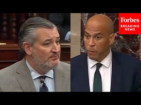 YouTube video thumbnail: Ted Cruz Tears Into Democrats After Cory Booker Blocks Bill Out Of Concern For DC Autonomy