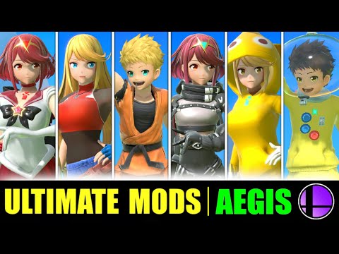 Pyra & Mythra Mods in SMASH ULTIMATE!