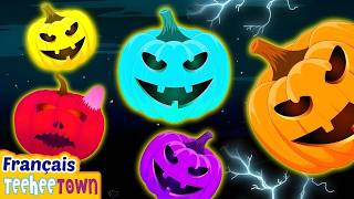 Sauts Amusants avec des Jack-o’-Lantern 🎃 + Comptines Effrayantes 💀 | Teehee Ville