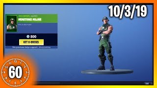 Fortnite Item Shop | *NEW* MUNITIONS MAJOR | 10/3/19 (Fortnite Battle Royale)
