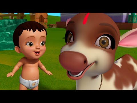 నా ప్రియమైన ఆవు - Cow Song | Telugu Rhymes for Children | Infobells