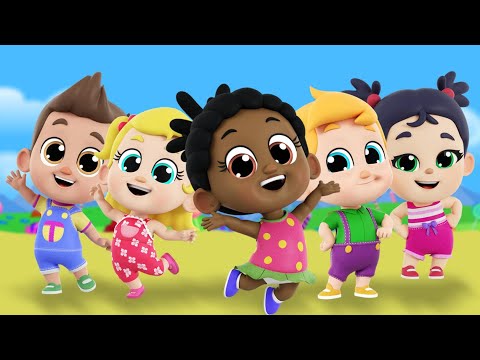 Five Little Babies Jumping On The Bed, Nursery Rhymes and Counting Songs for Kids