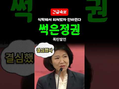<strong>이진숙이</strong> 민주당 급소 때렸다