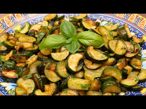ZUCCHINE TRIFOLATE, contorno buonissimo per carne e pesce ma anche buonissime per farcire i panini