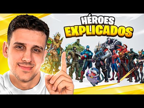 TODOS LOS HÉROES de MARVEL RIVALS EXPLICADOS (33 HÉROES)