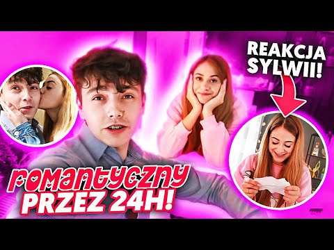 JESTEM ROMANTYCZNY PRZEZ 24H *REAKCJA SYLWII* 😈 | JDabrowsky