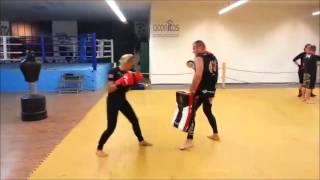 Hülya Catuna beim Training mit Florin Catuna