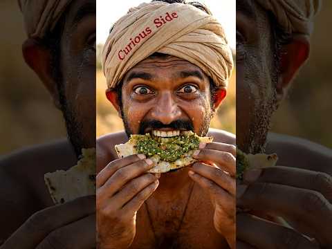 Thecha was Invented to Survive POVERTY! 🌶️⛽ (Not Chutney) #indianfood #streetfood