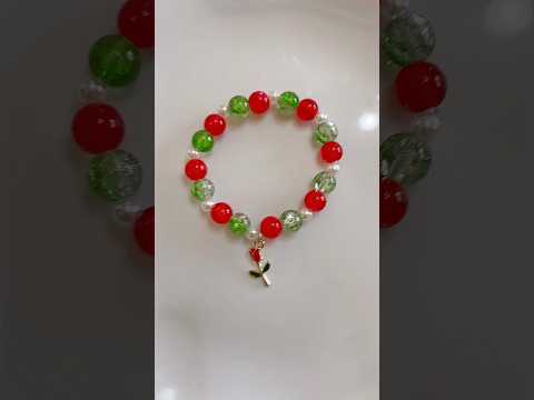 خرز وردة 🌹 #خرز #beads #flowers #وردة