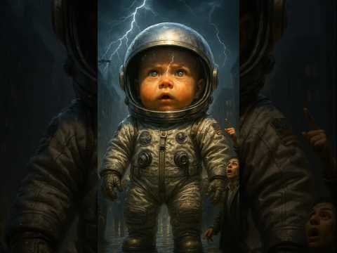 Bebé astronauta captura rayos