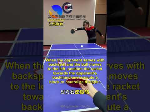 Coach YouQi Master Table Tennis Blocking Techniques