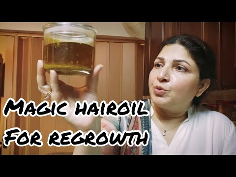 MY MAGIC HAIR OIL FOR HAIR REGROWTH.
