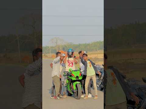 Cycle Rider Ka Aukat 😱 || Sumon Stunts 🔥 #shorts #ktm #zx10r #youtubeshorts