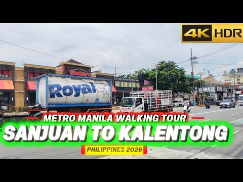 [4K] Santa Mesa to Kalentong Walking Tour | Metro Manila, Philippines 🇵🇭