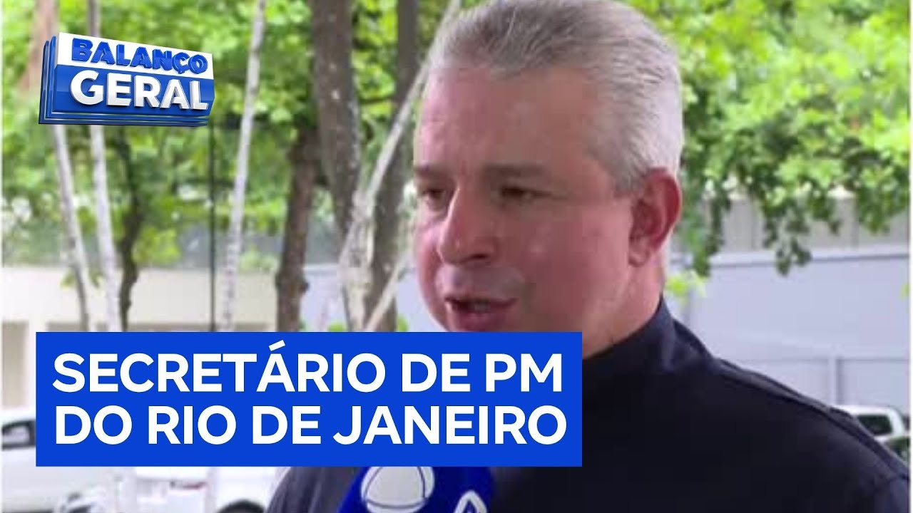 Balanço Geral entrevista secretário da Polícia Militar do Rio de Janeiro  TV Online Balanço Geral entrevista secretário da Polícia Militar do Rio de Janeiro